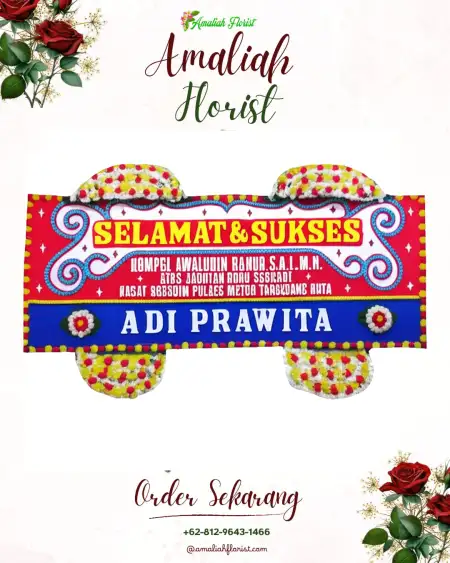 Papan Bunga Ucapan Selamat Cikadongdong